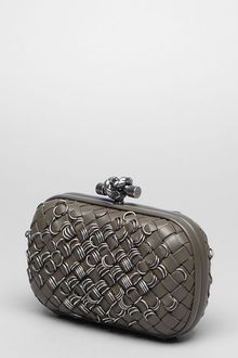 Bottega Veneta Shadow Intreccio Rings Knot - Lyst