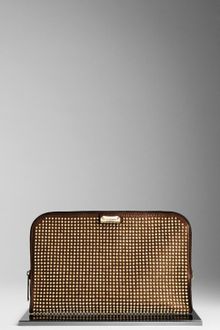 Burberry Studded Leather Document Case - Lyst
