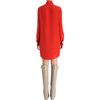 Givenchy Long Sleeve Shirt Dress in Red (gold) - Lyst