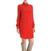 Givenchy Long Sleeve Shirt Dress in Red (gold) - Lyst