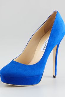 Jimmy Choo Cosmic Suede Pump - Lyst