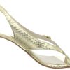 Michael By Michael Kors Michael Michael Kors Womens Eleni Thong Sandal in Gold - Lyst