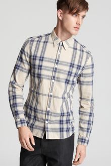 Burberry Brit Adken Plaid Woven Sport Shirt Slim Fit - Lyst
