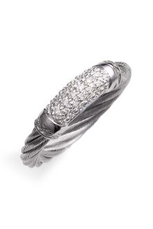 Charriol Classique Small Diamond Stackable Ring - Lyst
