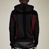 Christopher Kane Christopher Kane Mens Flock Panel Hooded Top in Black for Men - Lyst