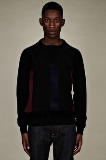 Christopher Kane Christopher Kane Mens Flock Panel Jumper - Lyst