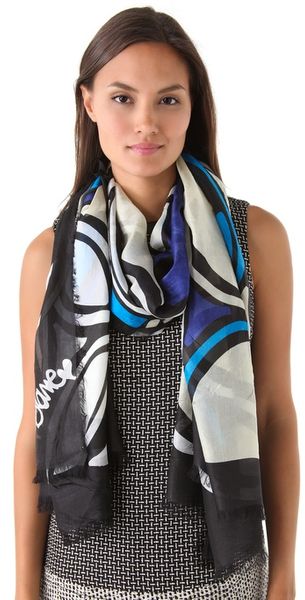 Diane Von Furstenberg Whisper Silk Scarf - Lyst