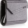 Jimmy Choo Candy Glitterprint Acrylic Clutch in Silver (gunmetal) - Lyst