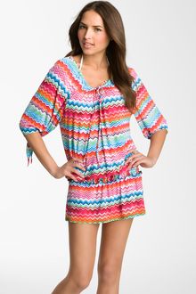 La Blanca Shore Line Tunic Coverup - Lyst