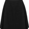 Lanvin Doublefaced Stretch wool Felt Bubble Skirt in Black - Lyst