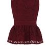 Oasis Lace Peplum Top in Purple - Lyst