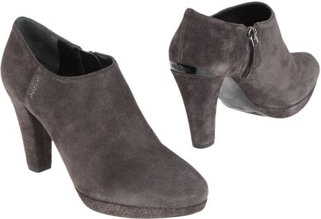 Prada Sport Shoe Boots in Gray (steel) - Lyst