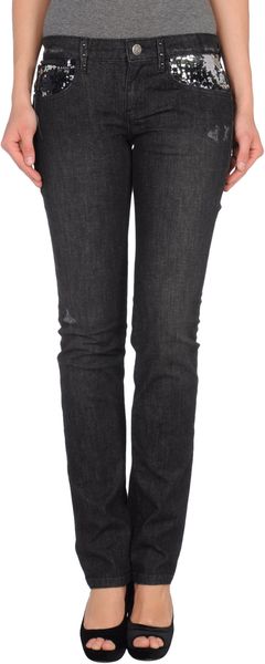 Replay Denim Trousers in Blue (black) - Lyst