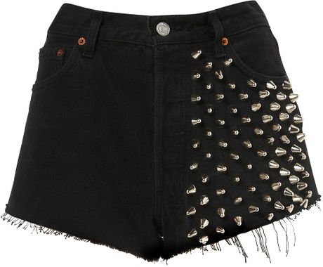 Topshop Ultimate Shorts By The Ragged Priest in Black - Lyst