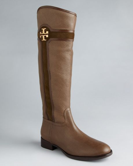 tory burch flat boots sale