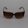 Valentino Square Frame Sunglasses in Brown - Lyst