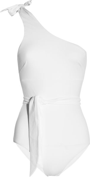 Violet Lake Caruso Oneshoulder Swimsuit - Lyst