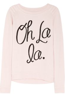 Zoe Karssen Oh La La Cottonblend Jersey Sweatshirt - Lyst