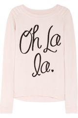 Zoe Karssen Oh La La Cottonblend Jersey Sweatshirt