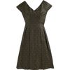 Barbara Tfank Floral Jacquard Dress in Green (floral) - Lyst