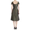 Barbara Tfank Floral Jacquard Dress in Green (floral) - Lyst