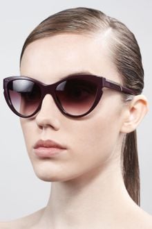 Stella Mccartney Sunglasses Cateye Sunglasses Burgundy - Lyst