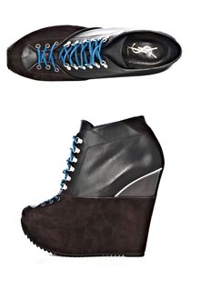 Yves Saint Laurent Ariane Wedge Boots - Lyst