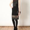 Giambattista Valli Embellished Virgin Wool Knit Dress in Red (black multi) - Lyst