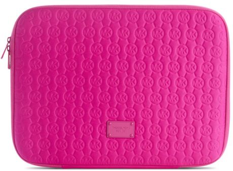 Michael Kors Neoprene Mac Book Case in Pink (lacquer pink) - Lyst