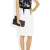 Christian Louboutin Elisa Bow Tweed Clutch in Black (gray) - Lyst