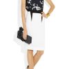 Christian Louboutin Elisa Bow Tweed Clutch in Black (gray) - Lyst