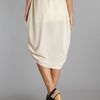 Cutie Cutie Dipped Hem Skirt in Beige (cream) - Lyst