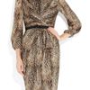Giambattista Valli Animalprint Silkcharmeuse Dress in Animal - Lyst