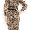 Giambattista Valli Animalprint Silkcharmeuse Dress in Animal - Lyst