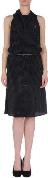 Gucci Short Dress in Black - Lyst