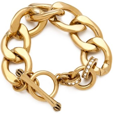 juicy chunky couture bracelet link gold