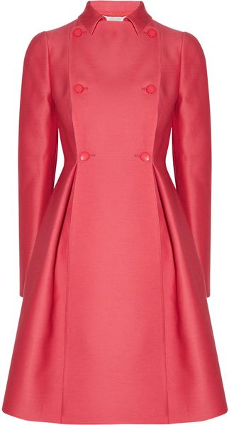Valentino Wool and Silk Radzimir Coat - Lyst