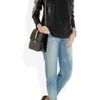 Versace Houndstooth Paneled Leather Jacket in Blue (black) - Lyst