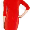 Versace Embellished Stretchcrepe Dress in Red (scarlet) - Lyst