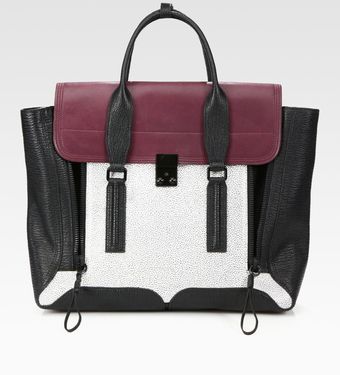 3.1 Phillip Lim Pashli Colorblock Satchel - Lyst