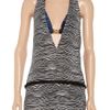 Balmain Zebraprint Jersey Dress in Animal - Lyst