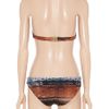 Balmain Printed Cutout Halterneck Swimsuit in Blue (navy) - Lyst