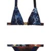 Balmain Printed Halterneck Bikini in Blue (navy) - Lyst