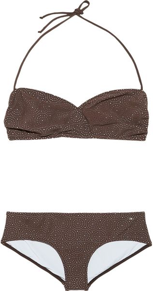 Chloé Lasercut Halterneck Bikini - Lyst