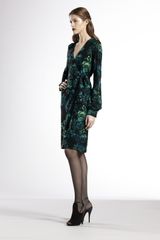Gucci Gathered Wrap Dress