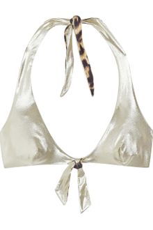 Just Cavalli Reversible Halterneck Bikini Top - Lyst