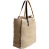 Marni Shearling Tall Hobo in Beige (gold) - Lyst