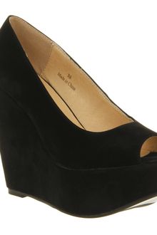 Office Witch Craft Wedge Black Microsuede - Lyst