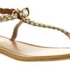 Office Chaos Plait Tan Gold Pu in Gold (tan) - Lyst