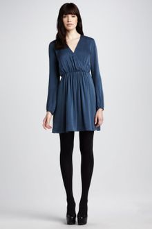 Theory Silk Dress - Lyst
